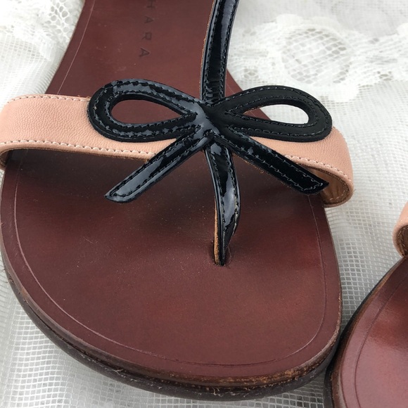 Chie Mihara Anthropology Bow Leather Sandals - Picture 6 of 8